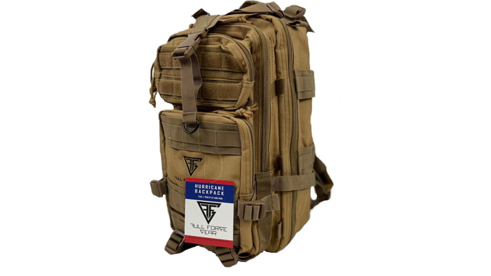 Full Forge Gear Hurricane Tactical Backpack, Tan, 21-406-HUT