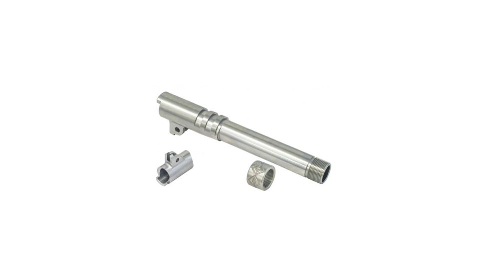 Fusion Firearms 1911 38 Super Gov UMG Barrel, Standard, Threaded, Stainless Steel, 1911-BBL-1-111