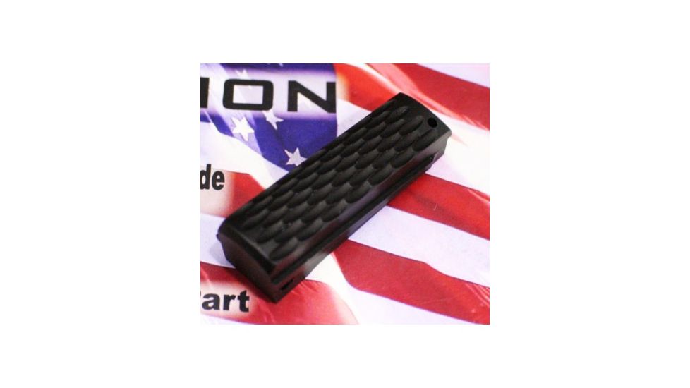 Fusion Firearms 1911 Mainspring Housing Alloy Gov Chain Link, Black, 1911-MSH-27-23