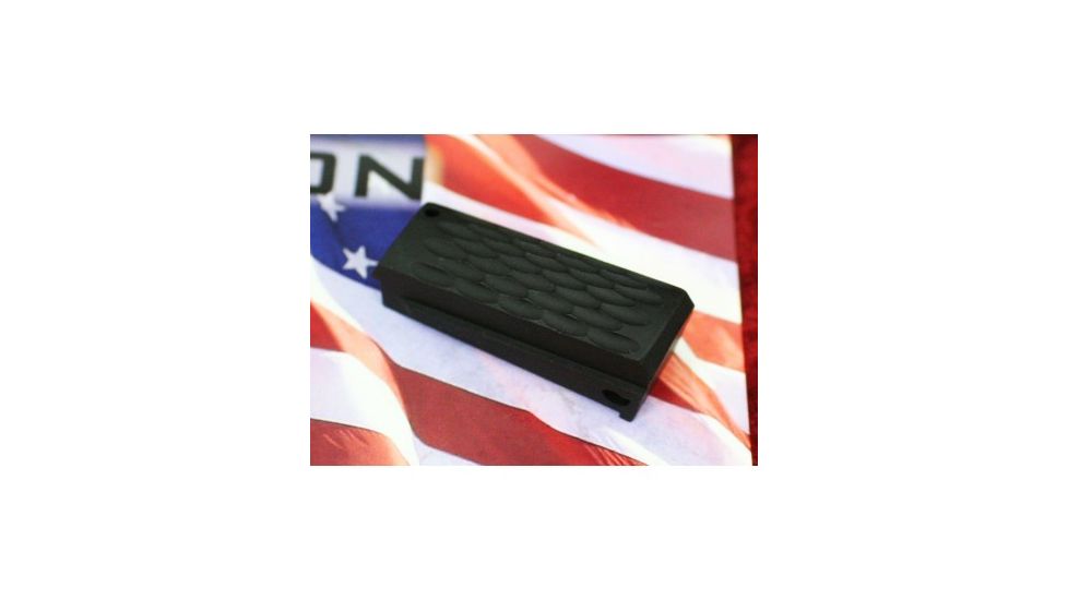 Fusion Firearms 1911 Mainspring Housing Alloy Officer Chain Link, Black, 1911-MSH-27-43