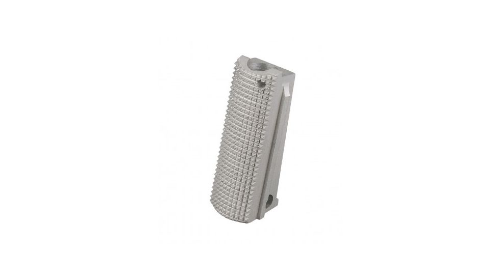 Fusion Firearms 1911 Mainspring Housing Alloy Officer Checkered, Stainless, 1911-MSH-27-38