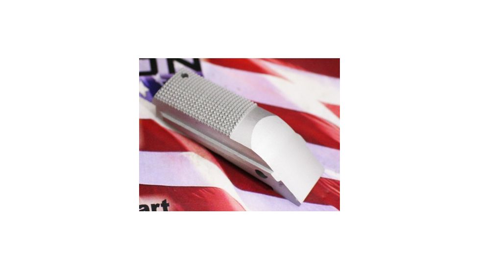 Fusion Firearms 1911 Mainspring Housing Carry Cut Alloy Checkered, Stainless, 1911-MSH-27-30