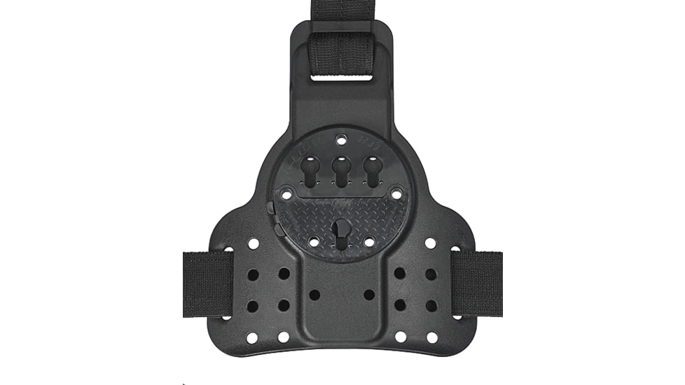 G-Code Drop Leg Single Holster Mount w/ Cobra Buckle Leg Strap, Black, GCA76-CB-BK
