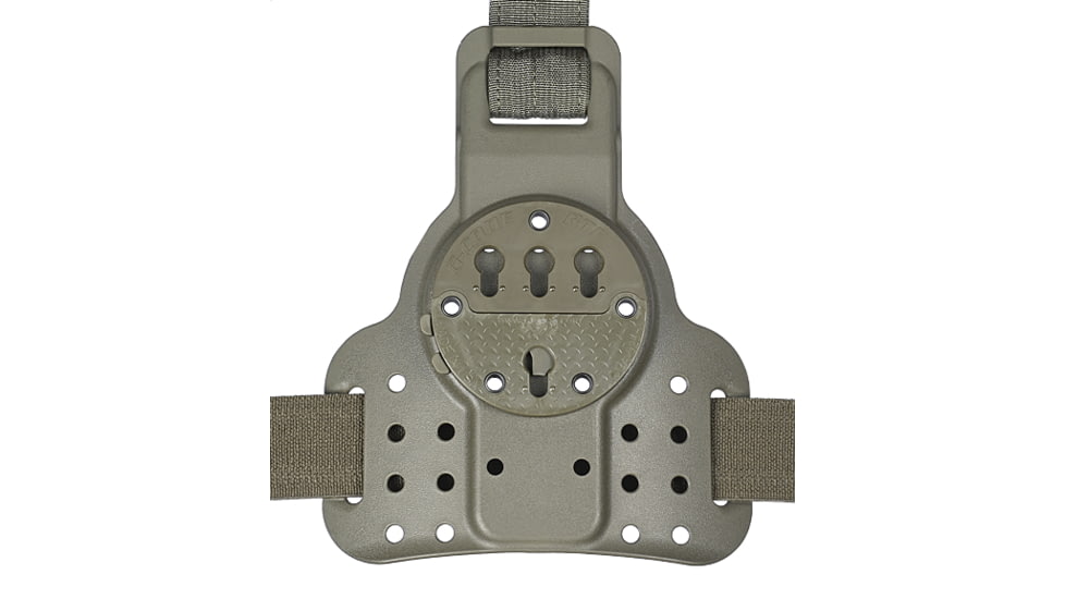 G-Code Drop Leg Single Holster Mount w/ Cobra Buckle Leg Strap, Ranger Green, GCA76-CB-RG
