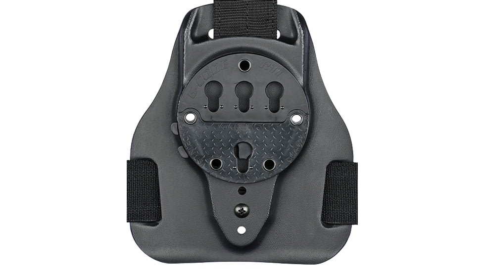G-Code MULE ISS Carry Platform w/ Plastic Buckle Leg Strap, Black, GCA77-PB-BK