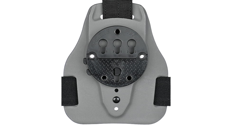 G-Code MULE ISS Carry Platform w/ Plastic Buckle Leg Strap, Grey, GCA77-PB-GY