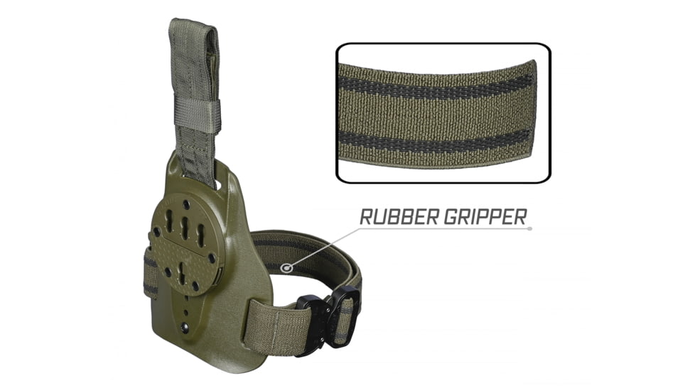 G-Code MULE ISS Carry Platform w/ Plastic Buckle Leg Strap, Tan, GCA77-PB-CT