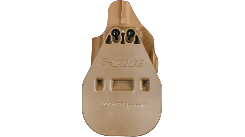 G-Code OSH OWB Holster, Glock 19/Glock 19X Gen 5, Left Hand, Tan, OSH-101-LH-RMR-GCA11-TN