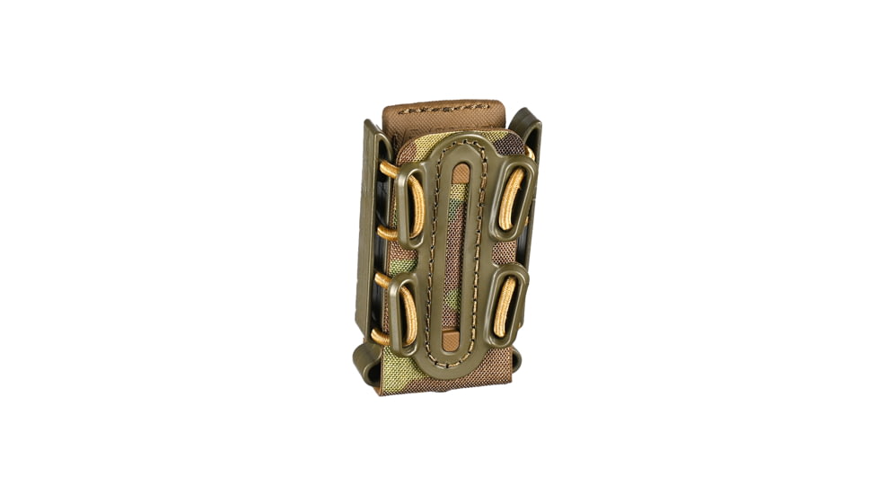 G-Code Pistol Soft Shell Scorpion Mag Carrier w/ Cobra Paddle, Ambidextrious, Green Frame/Multicam Green Shell, Short, SS-P2-COBRA-GNMC