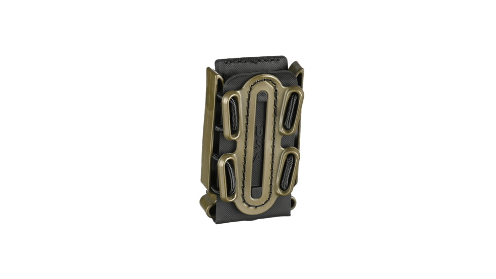 G-Code Pistol Soft Shell Scorpion Mag Carrier w/ Cobra Paddle, Ambidextrious, OD Green Frame/Black Shell, Short, SS-P2-COBRA-GNBK
