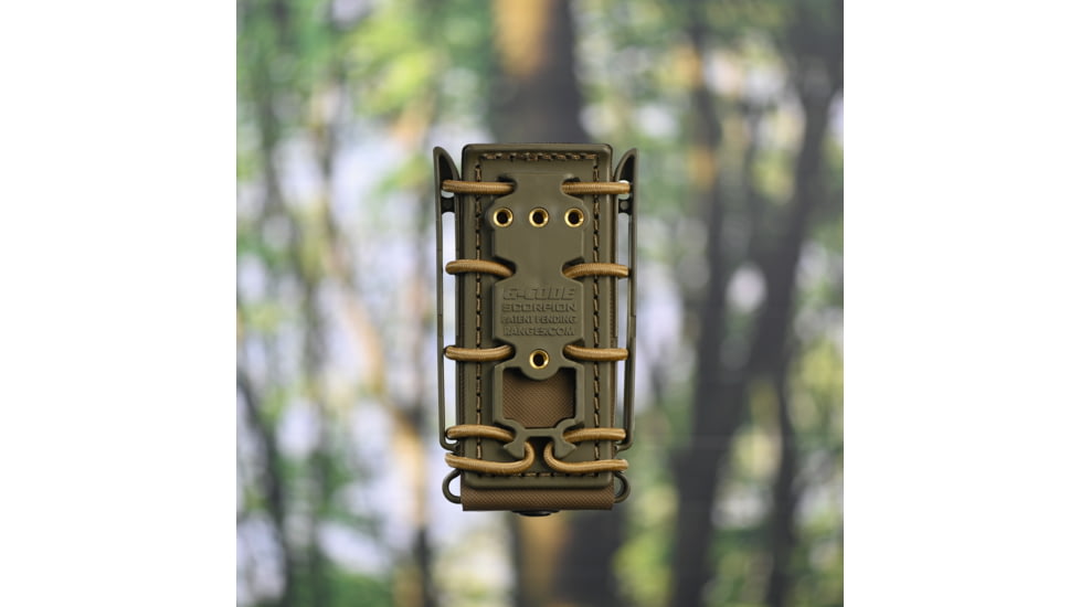 G-Code Soft Shell Scorpion Pistol Magazine Carrier Pack of 2, Tall, P1/P2/P3 Molle and Belt Mounts, Ambidextrious, Tan On Tan, Tan Frame/Tan Shell, Tall, SS-P1-2PK-123-TNTN