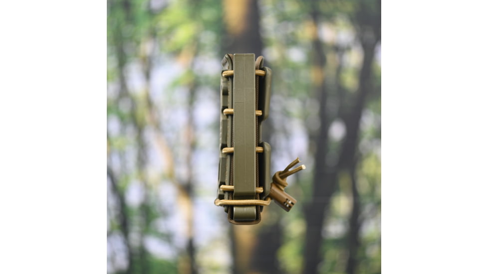 G-Code Soft Shell Scorpion Pistol Magazine Carrier Pack of 2, Tall, P1/P2/P3 Molle and Belt Mounts, Ambidextrious, Tan On Tan, Tan Frame/Tan Shell, Tall, SS-P1-2PK-123-TNTN