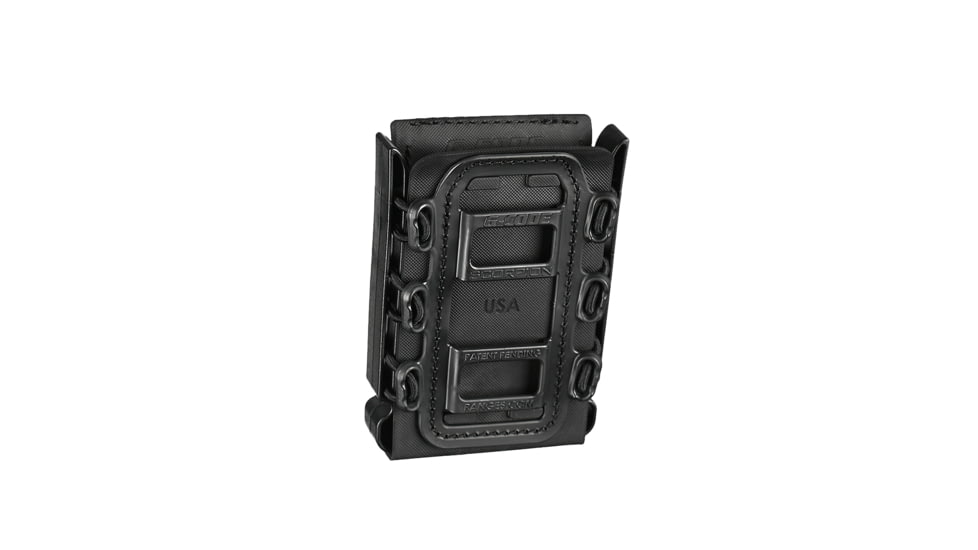 G-Code Rifle Soft Shell Scorpion Magazine Carrier, Black Frame/Black Shell, Rifle, SS-R1-LOOP-BKBK