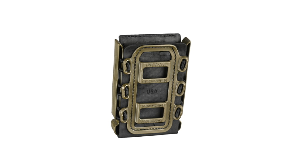 G-Code Rifle Soft Shell Scorpion Magazine Carrier, OD Green Frame/Black Shell, Rifle, SS-R1-LOOP-GNBK