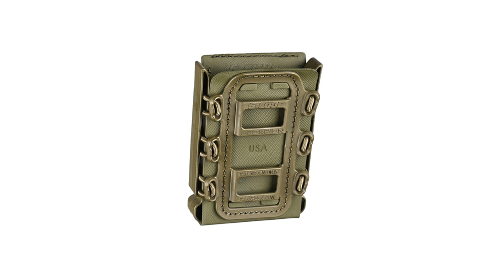 G-Code Rifle Soft Shell Scorpion Magazine Carrier, OD Green Frame/OD Green Shell, Rifle, SS-R1-LOOP-GNGN