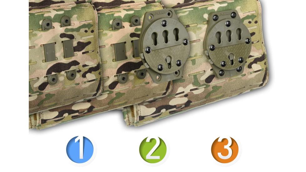 G-Code RTI Battle Belt MOLLE Adapter, Black, GCA87-BK