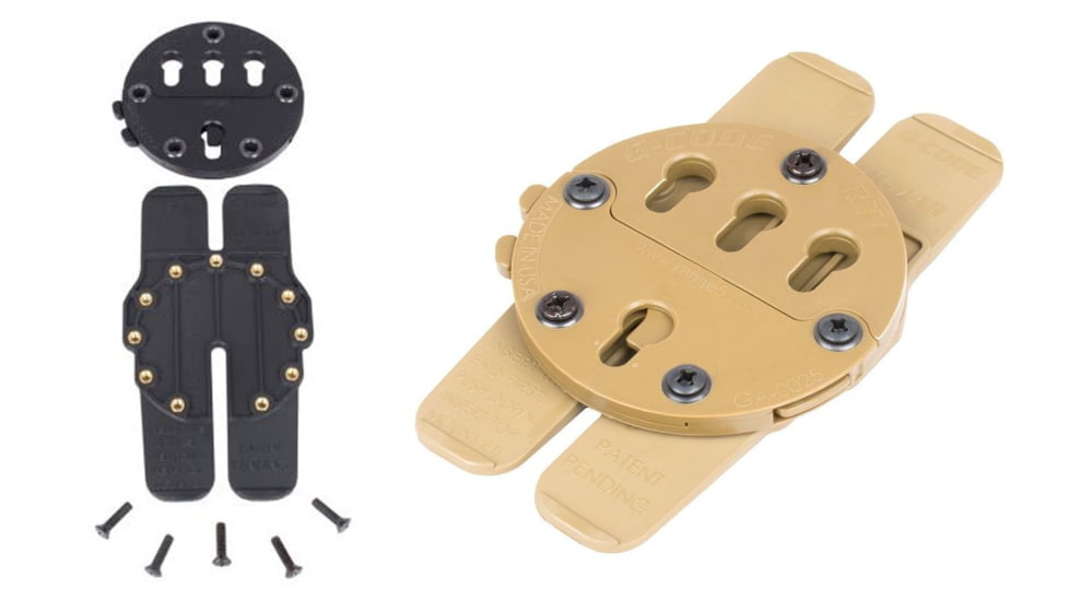 G-Code RTI H-Mar Molle Adapter, Black, Tan