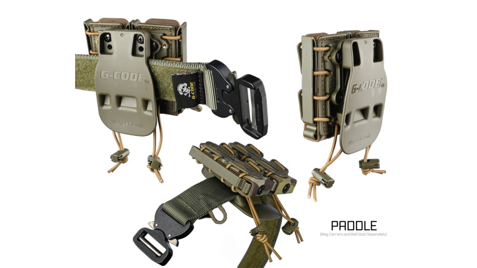 G-Code Soft Shell Scorpion Double Pistol Magazine Carrier, Paddle, Tan, SS-PD-PDL-TN