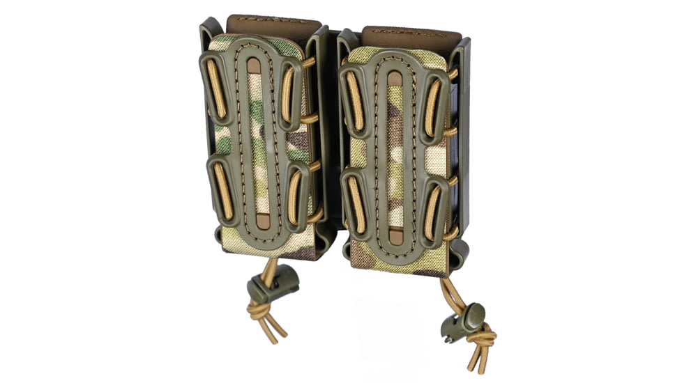 G-Code Soft Shell Scorpion Double Pistol Magazine Carrier, Paddle, Multicam Green, SS-PD-PDL-GNMC
