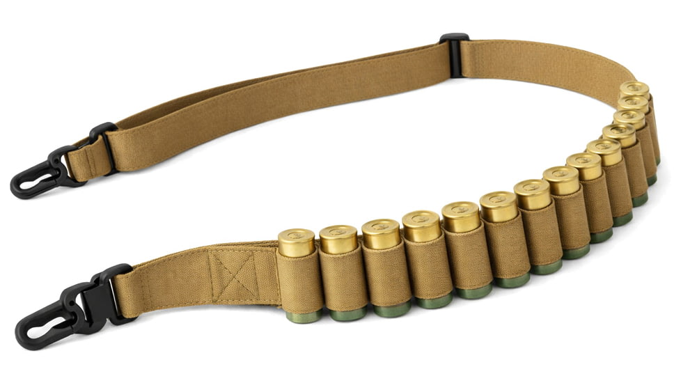 Galati Gear 15 Round Shotgun Sling, Coyote Brown, One Size, GLS15CB