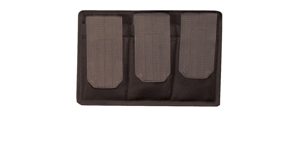 Galati Gear 3 Pocket Rifle Mag Pouch with Velcro Back, Black, SQMP340