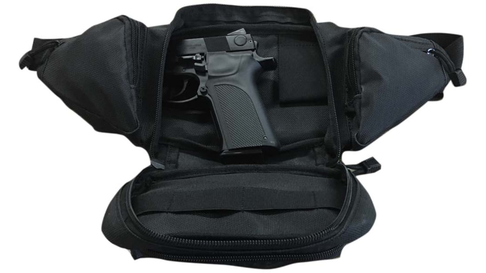 Galati Gear Conceal Carry Fanny Pack, Black, 18in, GLCCFANNYB