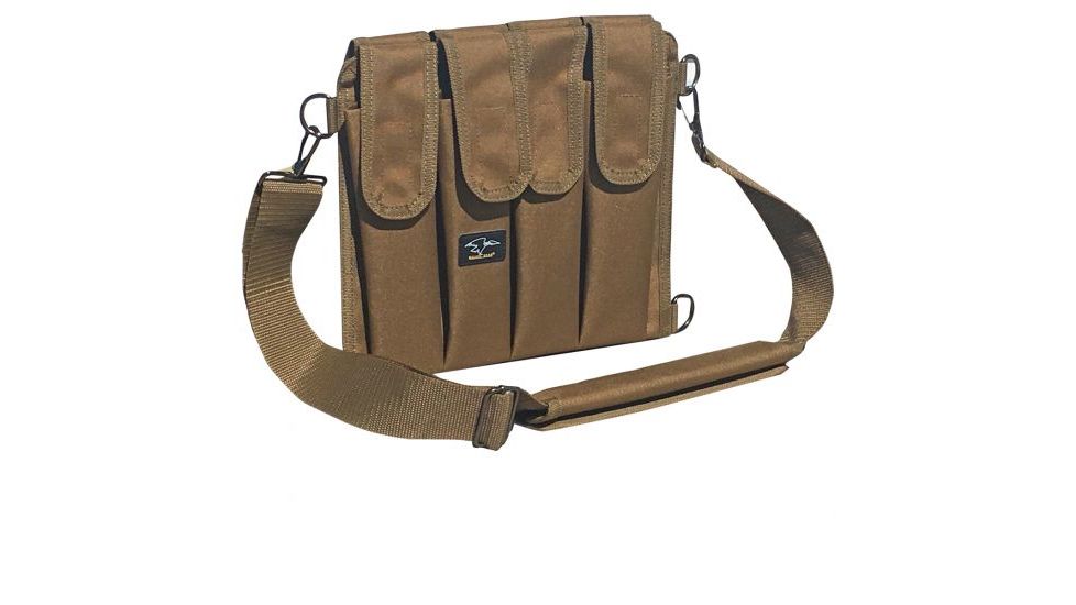 Galati Gear Over Shoulder Rifle Mag Pouch 9mm 30/36rd, Coyote Brown GLMP9CB