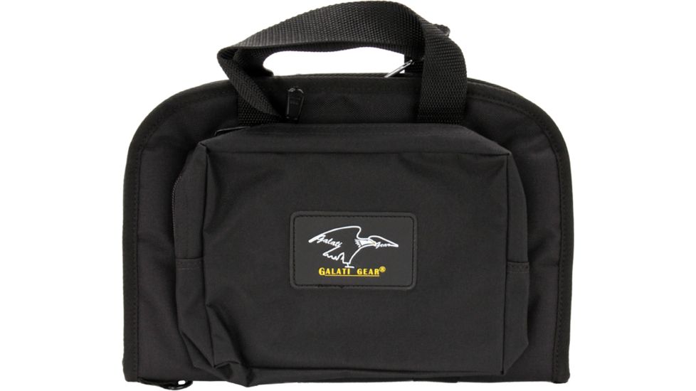Galati Gear Pistol Case, Small Pistol, with Two Exterior Pockets 105972
