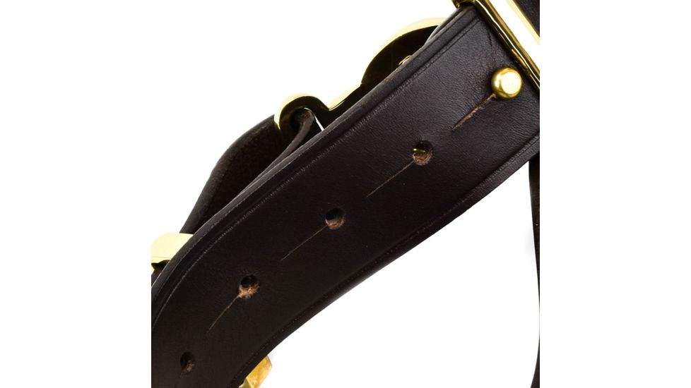Galco Adjustable Shell Pouch Belt, Ambidextrous, Dark Havana, Large 38-44 - LT1002DH
