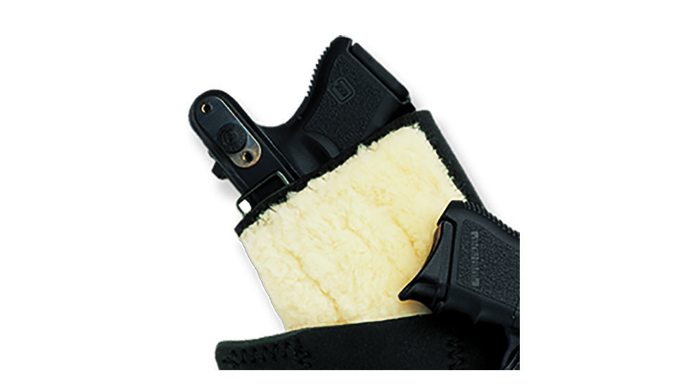 Galco Ankle Glove Holster - Right Hand, Black, Thumb Break Retention Strap, Sig Sauer P229 and P228 AG250B