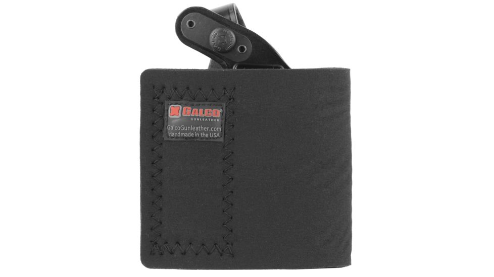 Galco Ankle Glove Holster - Right Hand, Black, Thumb Break Retention Strap, S&amp;W J Fr, Taurus 2in AG160B