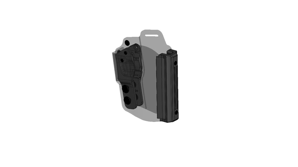 Galco Ankle Guard Leather Holster, Left, Ankle Holster, Plain, Black , AGD801RB
