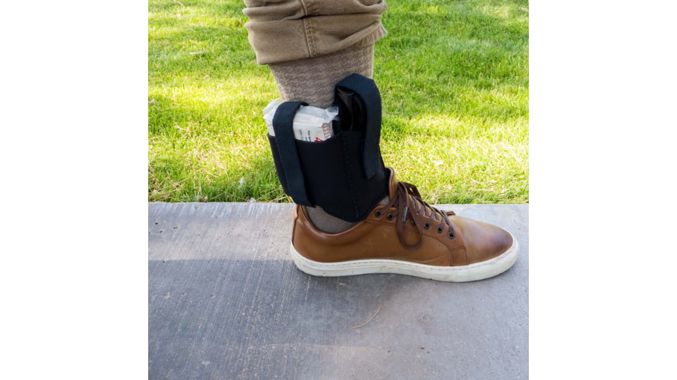 Galco Ankle Safe 3.0 Holster, Smith &amp; Wesson M&amp;P M2.0 4.25in, Ambidextrous, Black - AS3B