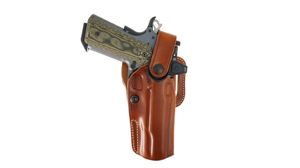 Galco APO Strongside/Crossdraw Belt Holster, Colt 5in 1911, Right, Tan, APO212R