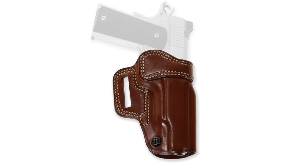 Galco Avenger Belt Holster, COLT 4 1/4in 1911, COLT 4 1/4in 1911 w/wo red dot, KIMBER 4in 1911, KIMBER 4in 1911 w/wo red dot, Right Hand, Tan, AV266R