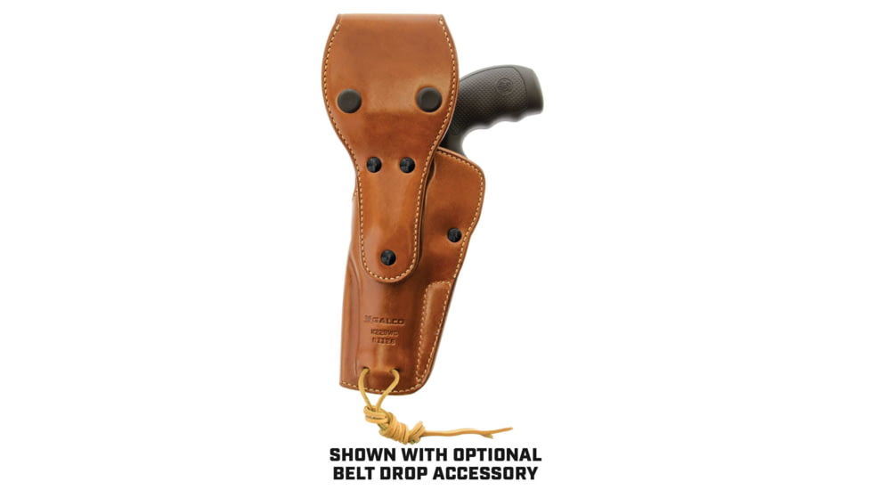 Galco Big Iron Belt Holster, Colt Anaconda 6in, Smith &amp; Wesson N Frame M27/28 6in, Smith &amp; Wesson N Frame M29/629 6 1/2in, Smith &amp; Wesson N Frame M29/629 6in, Right, Tan, BI128