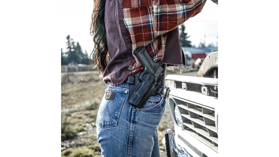 Galco Concealable 2.0 Belt Holster, Sig-Sauer P365 Fuse, Sig-Sauer P365 Fuse W/Red Dot, Right Hand, Black, CO2-818RB