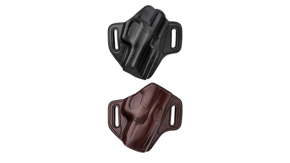Galco Concealable Right Handed Belt Holsters, Leather, Black, Havana