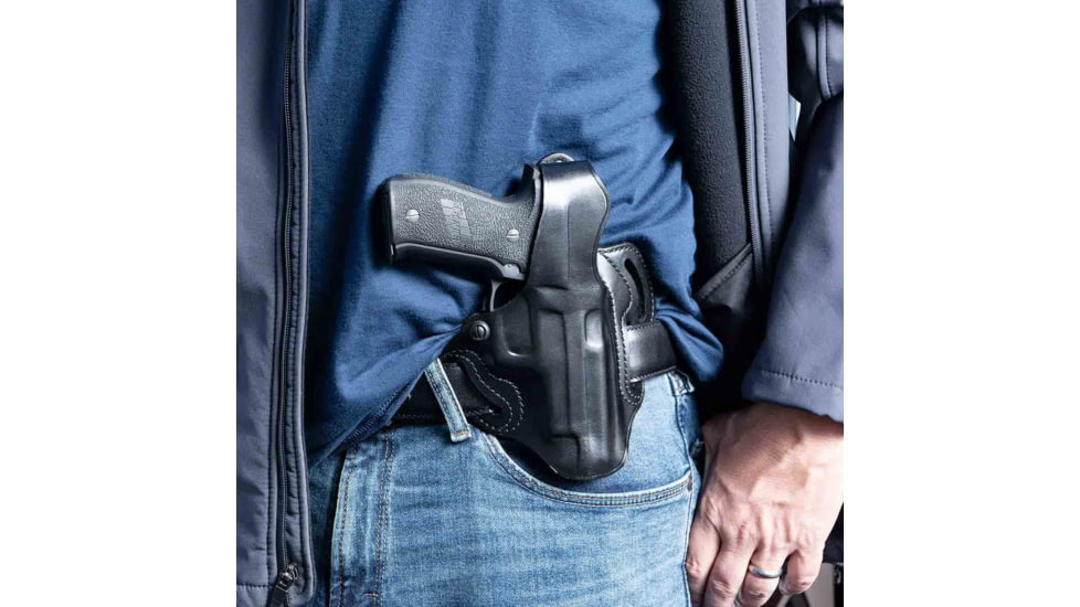 Galco Cop 3 Slot Holster, Hk P30, Black, Black, CTS440RB