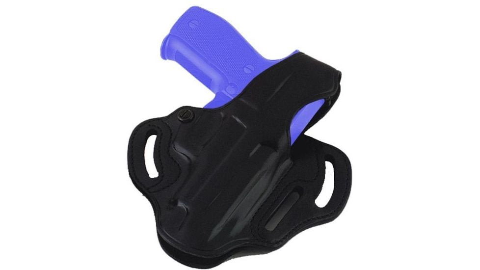 Galco Cop 3 Slot Leather Holster - Left Hand - Black CTS161B