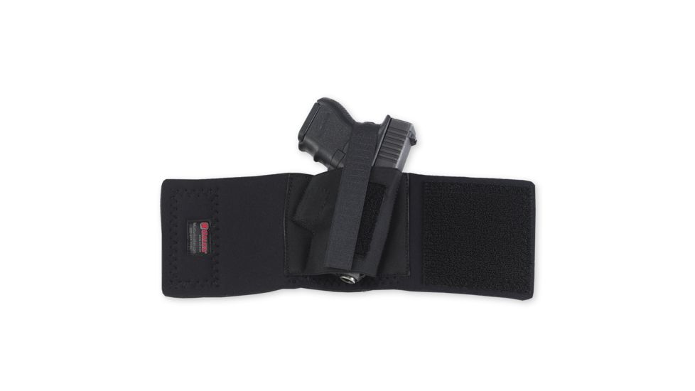 Galco Cop North American Arms Guardian Ankle Band, .380, Left, Black, CAB3XS