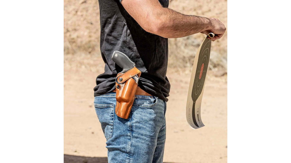 Galco Dao Strongside/Crossdraw Belt Holster, Colt King Cobra 4 1/4in, Right Hand, Tan, DAO370