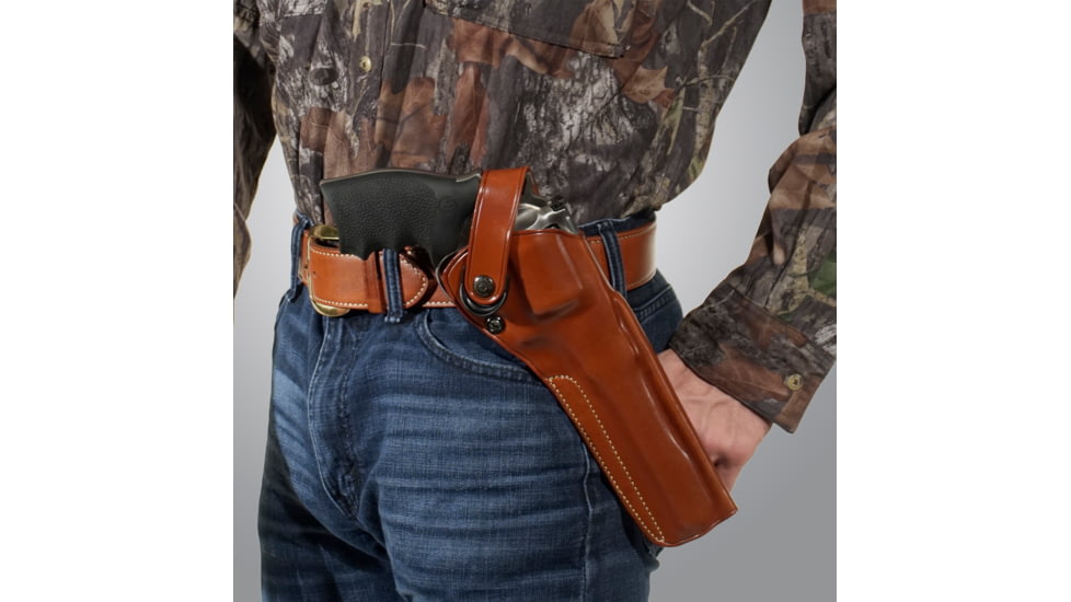 Galco DAO Strongside/Crossdraw Belt Holster, Kimber K6S 4in, Right, Plain, Tan, DAO310