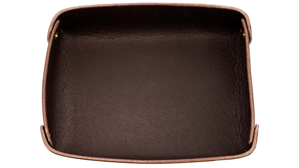 Galco EDC Rectangle Valet Tray, Dark Havana, LT828DH