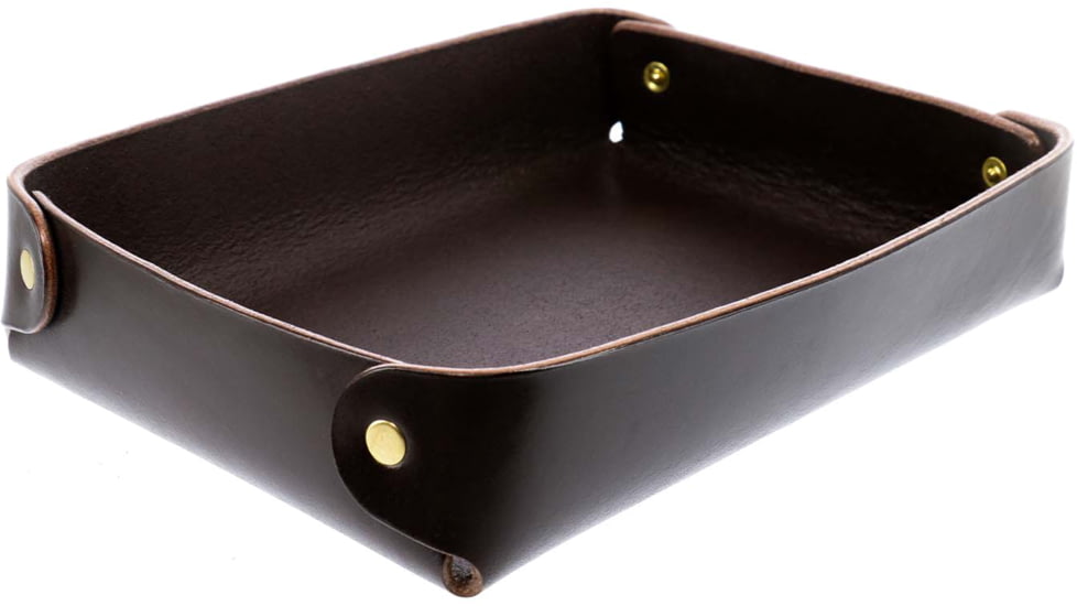Galco EDC Rectangle Valet Tray, Dark Havana, LT828DH