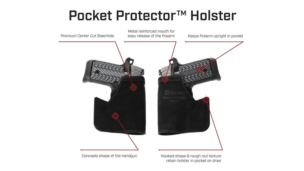 Galco Pocket Protector Premium Steerhide Holsters