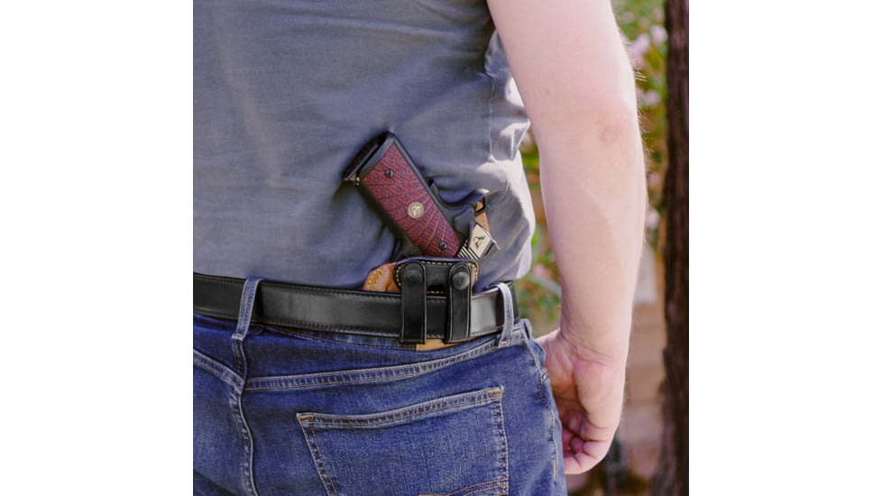 Galco Royal Guard 2.0 Rough Out Horsehide IWB Holster, SIG Sauer P365 X-Macro, Right Hand, Black, RG894RB