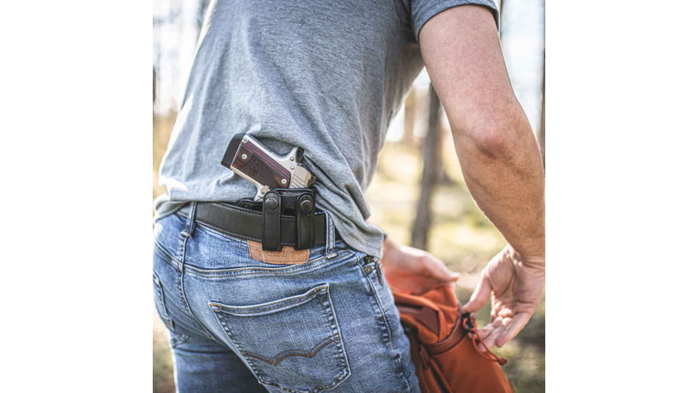 Galco Summer Comfort Premium Steerhide IWB Holster, S&amp;W Model 27 N 4in, S&amp;W Model 28 N 4in, S&amp;W Model 29 N 4in, S&amp;W Model 629 N 4in, S&amp;W Model 327 N 4in, S&amp;W Model 329 N 4in, Right Hand, Tan, SUM126