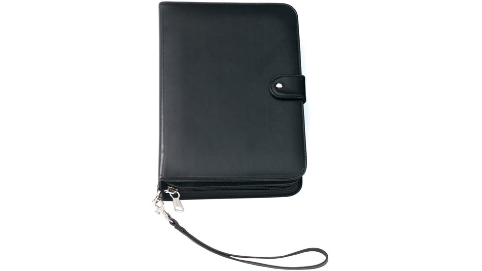 Galco Idefense Leather Holster, Black, Ambidextrous IDBLK