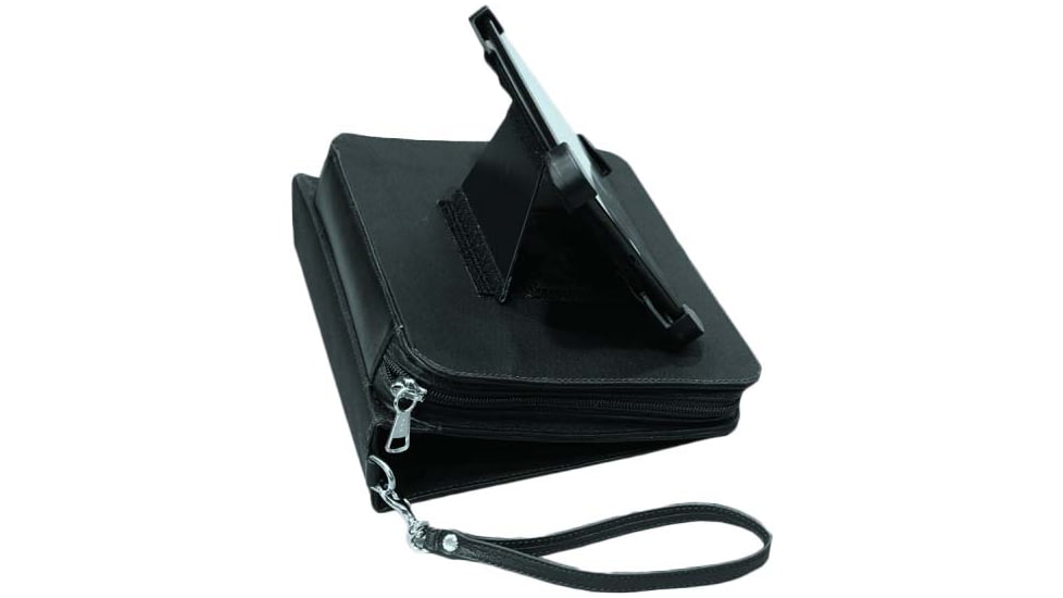 Galco Idefense Leather Holster, Black, Ambidextrous IDBLK
